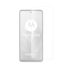 Folie de sticla compatibila motorola moto g04, 9h, case friendly, profesionala, transparenta foto
