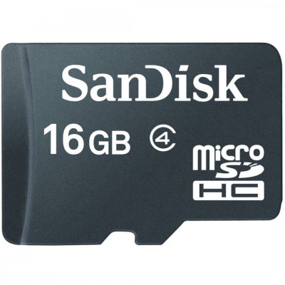 Card MicroSD 16GB (Clasa 4) SanDisk foto