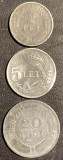 ROMANIA SET 3 MONEDE REGALISTE ZINC/2 LEI 1941 + 5 LEI 1942+ 20 LEI 1943