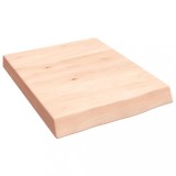 Cumpara ieftin Blat de baie, 40x50x(2-6) cm, lemn masiv netratat