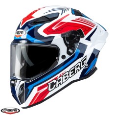 Casca integrala pentru scuter - motocicleta Caberg model Drift Evo II SV Jarama H7 alb/rosu/albastru lucios Pinlock ready &ndash; lentila Pinlock inclusa M
