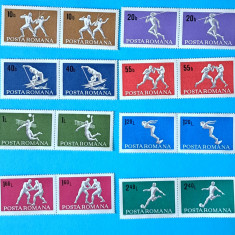 TIMBRE ROMANIA LP 694/1969 -SPORT - Serie în pereche -MNH