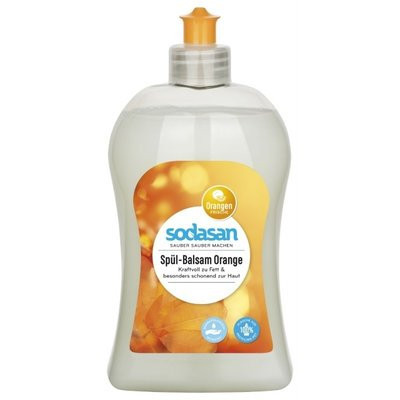 Detergent vase lichid bio portocala 500ml SODASAN foto