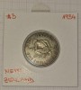 New Zealand, Noua Zeelanda, 1Shilling 1934, argint, George V, KM#3, Australia si Oceania