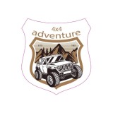 Abtibild &quot;ADVENTURE 4X4&quot;Cod:TAG 007 / T2 Automotive TrustedCars