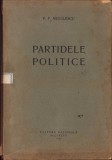 HST C586 Partidele politice 1926 P P Negulescu