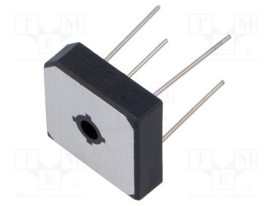 Punte redresoare monofazată Urmax 400V 15A 300A THT DC COMPONENTS foto
