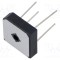 Punte redresoare monofazată Urmax 400V 15A 300A THT DC COMPONENTS