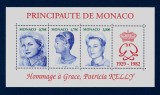 Cumpara ieftin ✅ ( C8 ) Monaco 2004 &quot; Omagiu Printesei Grace, Patricia Kelly &quot; , block 86 ,nominal 6 &euro; ,Mi. 2710/2712 cota 12 &euro; , MNH