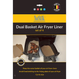 Set dublu AirFryer NoStik 1FFF139, Reutilizabil, Bej