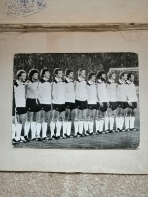 Echipa nationala a Germaniei de vest - fotografie de presa 1982 foto