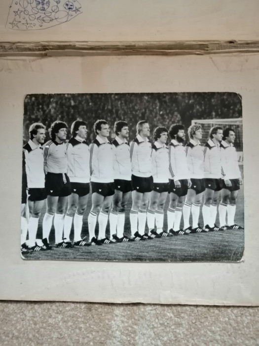 Echipa nationala a Germaniei de vest - fotografie de presa 1982