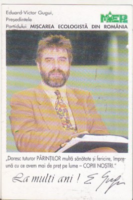 bnk cld Calendar de buzunar 1996 MER - Eduard Victor Gugui foto