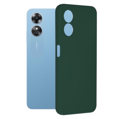 Husa pentru Oppo A17 - Techsuit Soft Edge Silicone - Dark Green foto