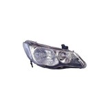 Far Honda Civic Sedan 10.2005-12.2011 Depo partea Dreapta cu bec HB3+HB4, culoare reflector negru