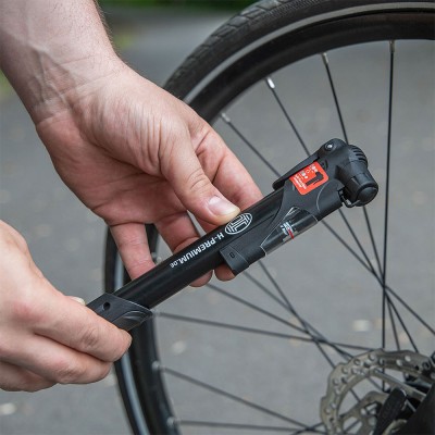 Mini Pompa Manuala Cu Manometru Premium Pentru Biciclete 477357 216420 foto