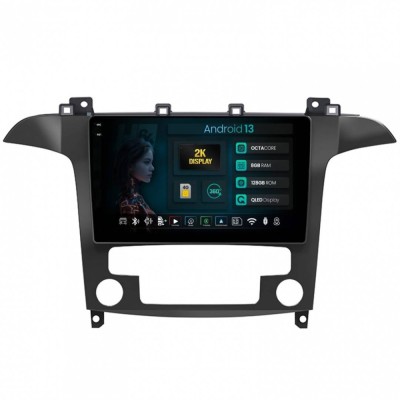 Navigatie 2K Ford S-Max Galaxy (2006-2015) 8GB RAM Android 13 Octacore Slot Sim 4G DSP GPS Wi-FI Carplay Android Auto USB Bluetooth Waze Touchscreen 9 foto