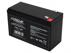 Acumulator Baterie AGM Gel Plumb Xtreme 12V, Capacitate 7Ah foto