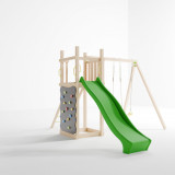 Complex de joaca din lemn prelucrat pentru copii BDR 1S2 PA