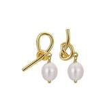 Cercei cu perle impletiti