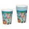 Set Pahare Petrecere, Model Animale, Capacitate 270ml, 6 Buca?i, Multicolor