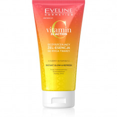 Eveline Cosmetics Vitamin C 3x Action gel de curățare Cu AHA Acizi 150 ml