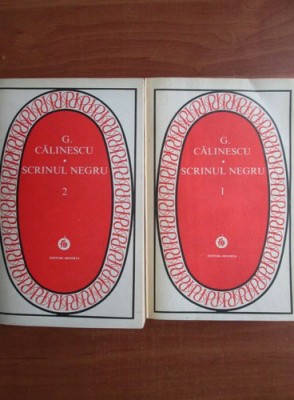 G.Calinescu-Scrinul negru (vol.1 si 2) foto
