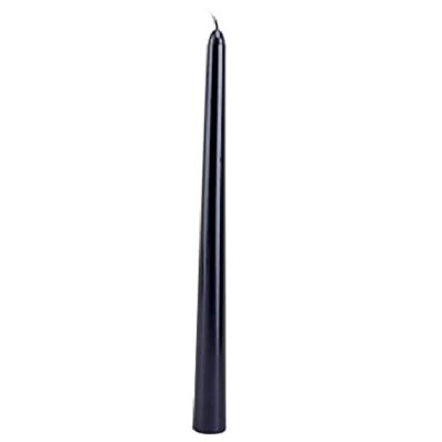 Lumanare decorativa, flippy, pentru masa, 25 cm, din parafina, fara fum, ardere 7.5h, negru foto