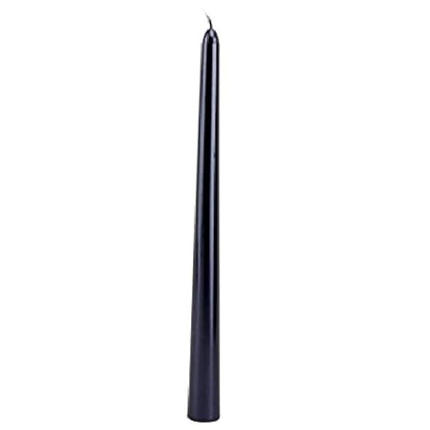 Lumanare decorativa, flippy, pentru masa, 25 cm, din parafina, fara fum, ardere 7.5h, negru