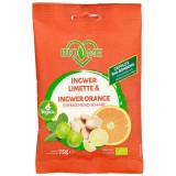 Bomboane Bio Loves Me Ghimbir-Lime &amp; Ghimbir-Portocala Eco, Vegane, Fara Zahar Rafinat, 75g