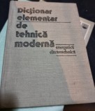 Dictionar elementar de tehnica moderna energetica si electrotehnica