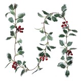 Cumpara ieftin Set 2 ghirlande Ilex artificial 170 cm