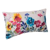 Perna de Vara Decorativa Off White Floral 50x30 cm, Oem