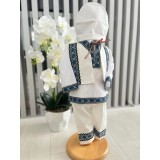 Cumpara ieftin Costum botez, model traditional - DPH401