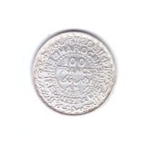 Moneda Maroc 100 francs/franci 1953, stare foarte buna, curata
