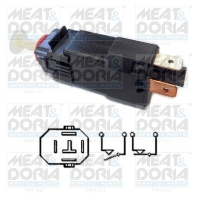 MEAT &amp; DORIA 35064 Comutator lumini frana