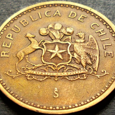 Moneda exotica 100 PESOS - CHILE, anul 1985 * cod 885