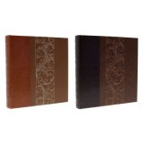 Album foto Decor cu insertie broderie, 100 fotografii 10x15 - Maro deschis