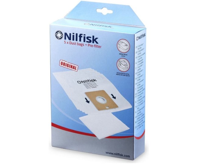 Set 5 saci de aspirator NILFISK, 30050002