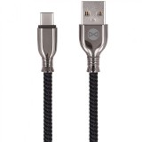 Cablu Date si Incarcare USB la USB Type-C Forever Core Tornado, 3A, 1 m, Negru