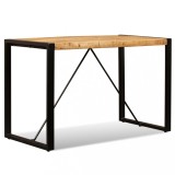 vidaXL Masă de bucătărie, lemn masiv de mango nefinisat, 120 cm