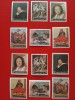 YEMEN, PICTURI - SERIE COMPLETĂ PERF./IMPERF. MNH, Nestampilat