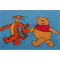 Covor - Mocheta Winnie the Pooh albastru, 100x250 cm