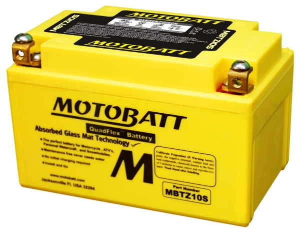Baterie Moto Motobatt 8,6Ah 190A 12V MBTZ10S