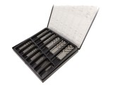 Burghiu-kit metal HSS, 130 buc.
