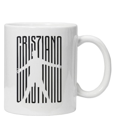 Cana alba personalizata Ronaldo 1, INOVATIX&amp;reg;. 330ml foto