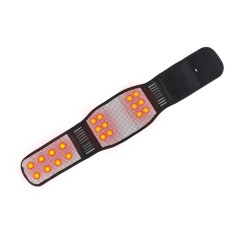 Centura incalzitoare cu magneti de turmalina, centura suport lombar, pentru talie, abdomen, functie corector postura, 20 magneti, unisex, marime M, ne