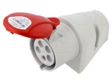 Conector alimentare AC trifazate 32A 400VAC SEZ DK - soclu mamă IP44