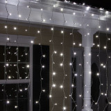 Perdea Craciun luminoasa 600 led-uri 2x3 m lumina alb rece, Home &amp; Styling Collection