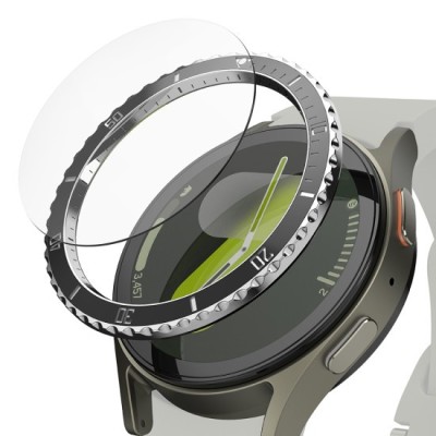 Rama Premium pentru Samsung Galaxy Watch7&amp;nbsp;40mm - Ringke Bezel Styling - Black Pattern4 (CB-GW7-40-80) foto